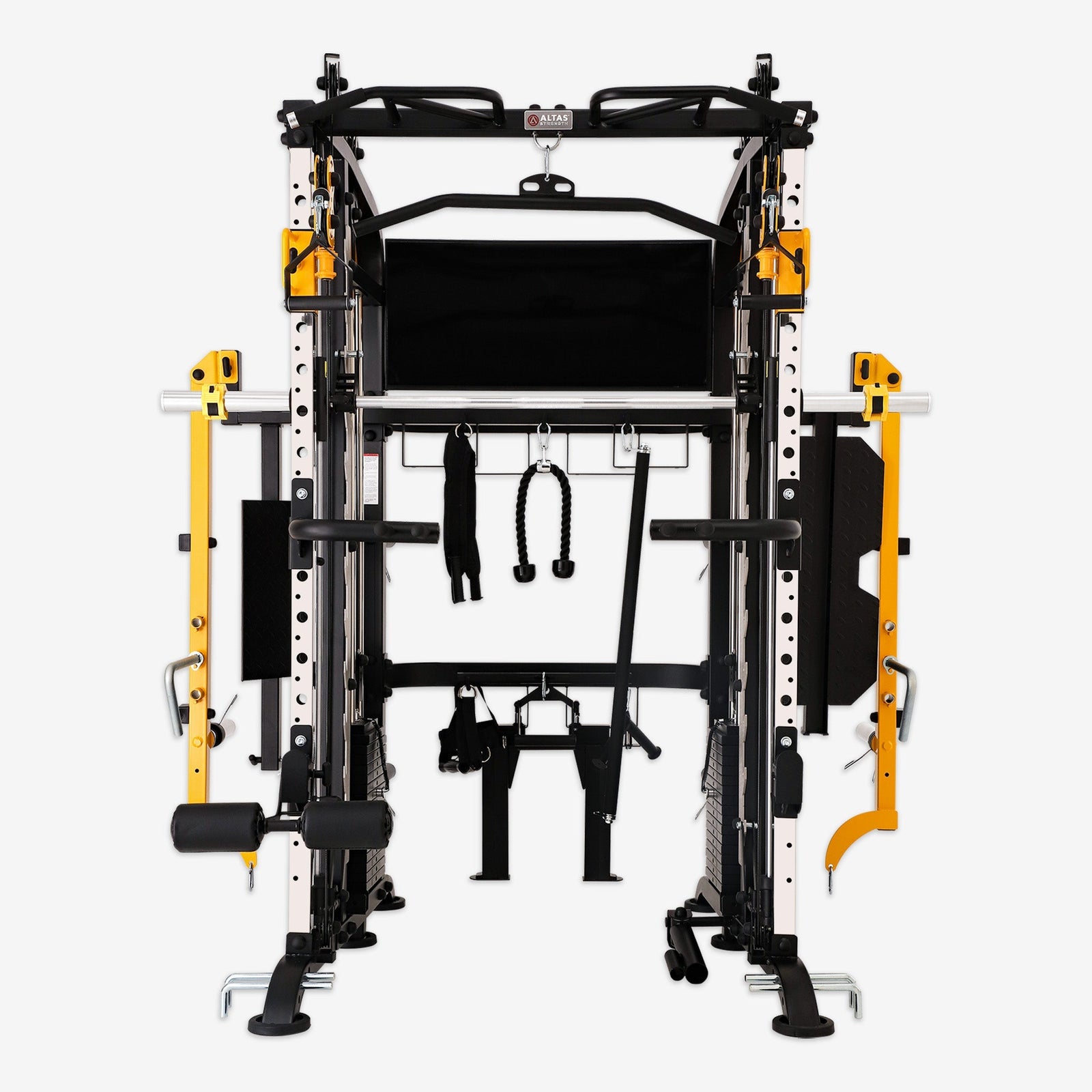 ALTAS AL-3061B Smith Machine with Lever Arms – All-in-One Home Gym