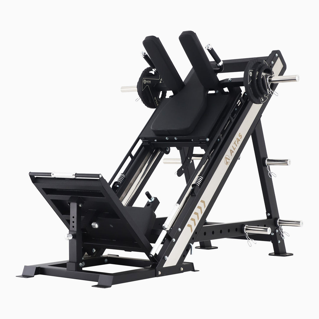 Leg Press and Hack Squat Machine for Home Gym – ALTAS AL-6026 Strength Equipment