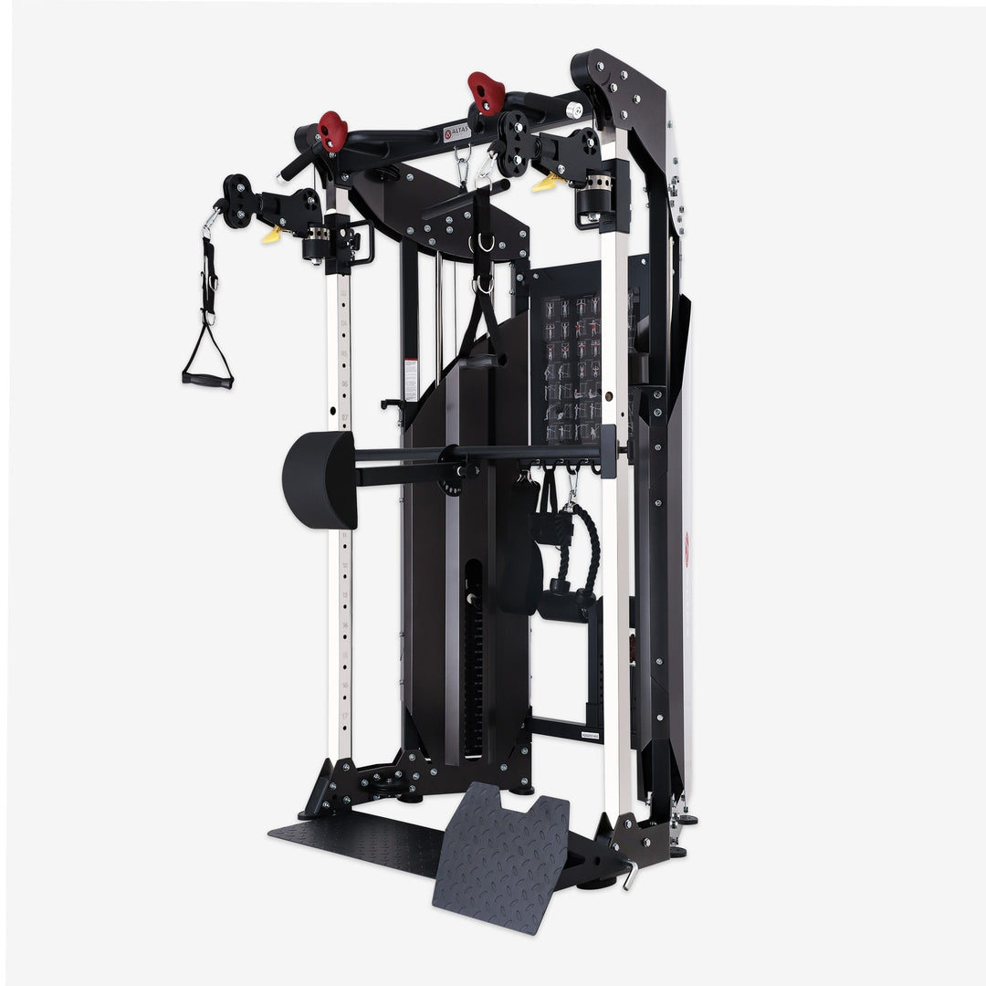 Gym equipment frame on a white background