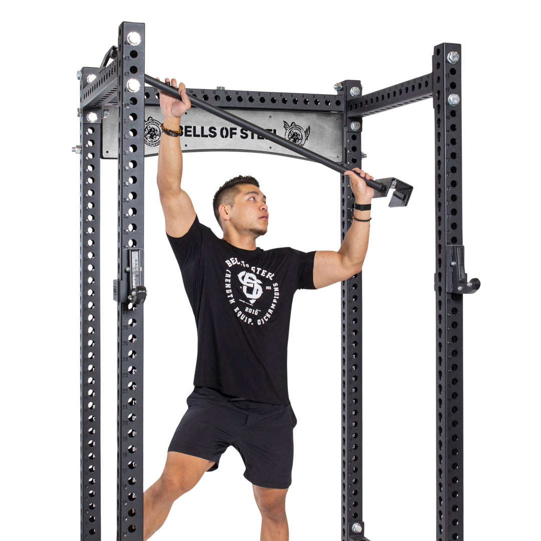 Bar Helper Rack Gym Adjustable Pull Up Bar Rack Attachment | Power Rack & Lever Arm ...