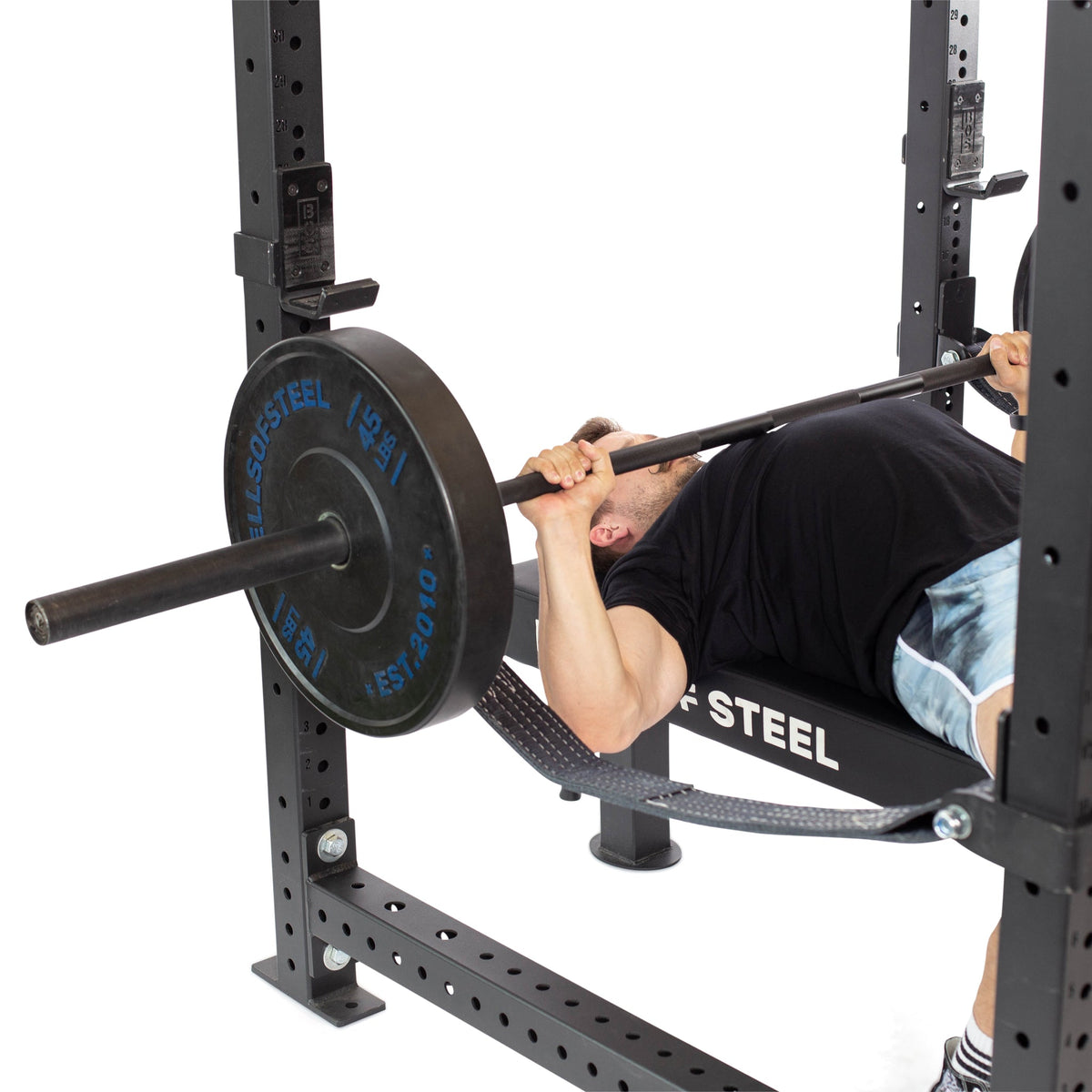 Hydra Flat Foot Power Rack Builder (3" x 3", ⅝" Holes)