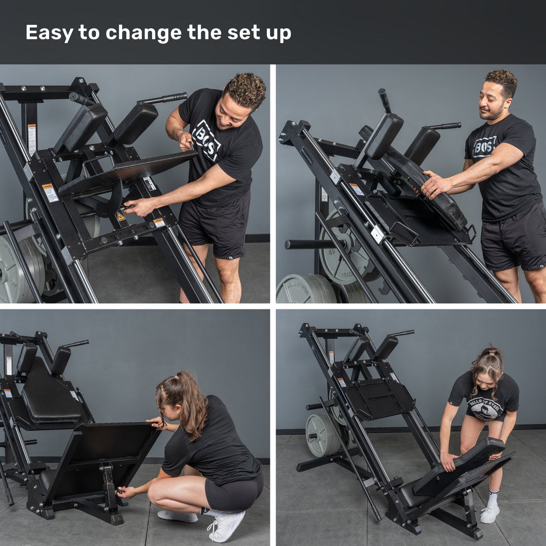 Bells of Steel Leg Press Hack Squat Machine – view 6