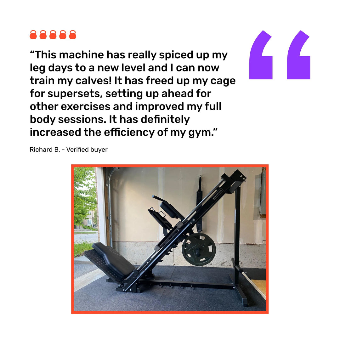 Bells of Steel Leg Press Hack Squat Machine – view 10