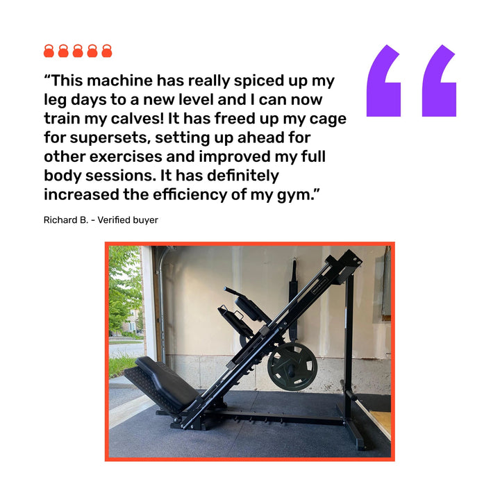 Bells of Steel Leg Press Hack Squat Machine – view 10