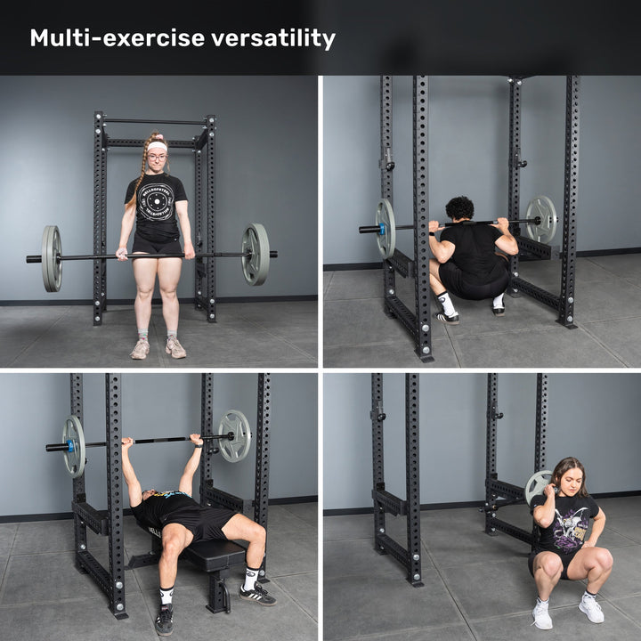 Short Rackable Barbell used for home gym strength exercises