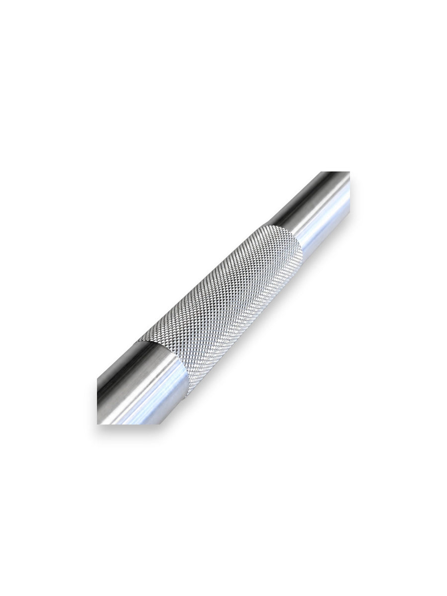 Apex Series competition barbell knurling close-up