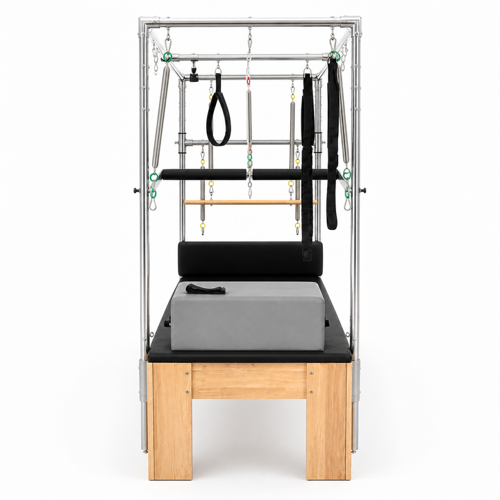 Cadillac Pilates Reformer with Trapeze Table - front view