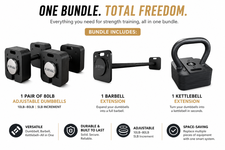 X-Rival Modular Adjustable Dumbbell System