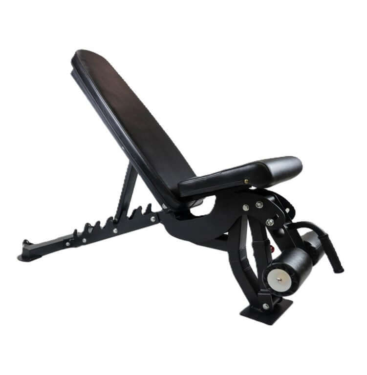 Heavy-duty adjustable bench XRAB03 for versatile workouts with barbell and dumbbell sets, ideal for serious lifters in Canada.