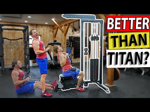 Lat Pulldown Low Row Machine