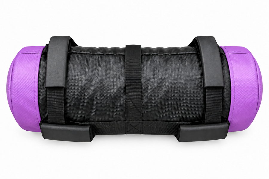 X-Rival multi-handle training power bag - top view of straps and grips