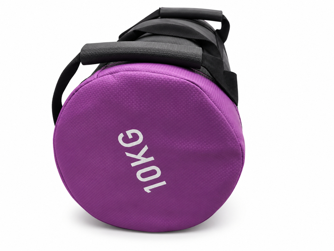 10kg marking on purple end cap of X-Rival training power bag
