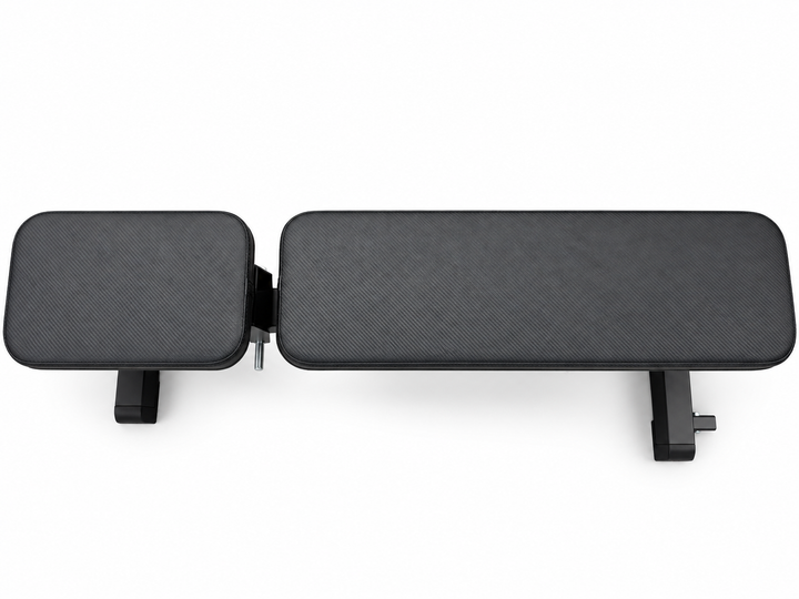 XRAB05 bench - overhead view of separate textured back and seat pads
