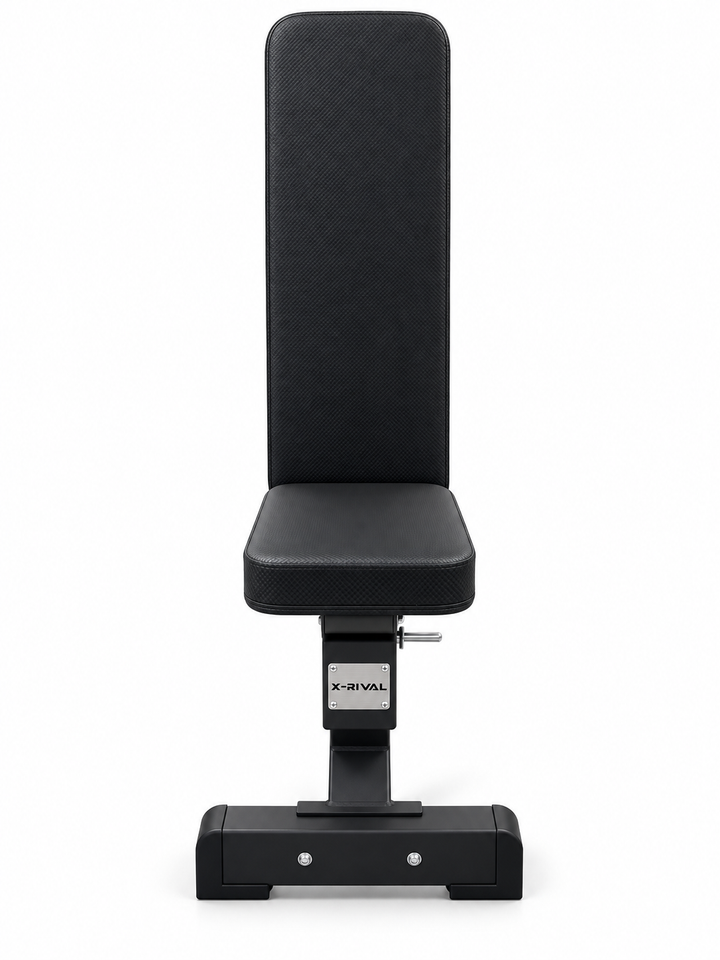 XRAB05 bench - front view with upright backrest