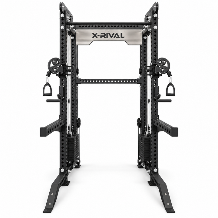 X-Rival XRFT09 functional trainer in black, front view on a white background.